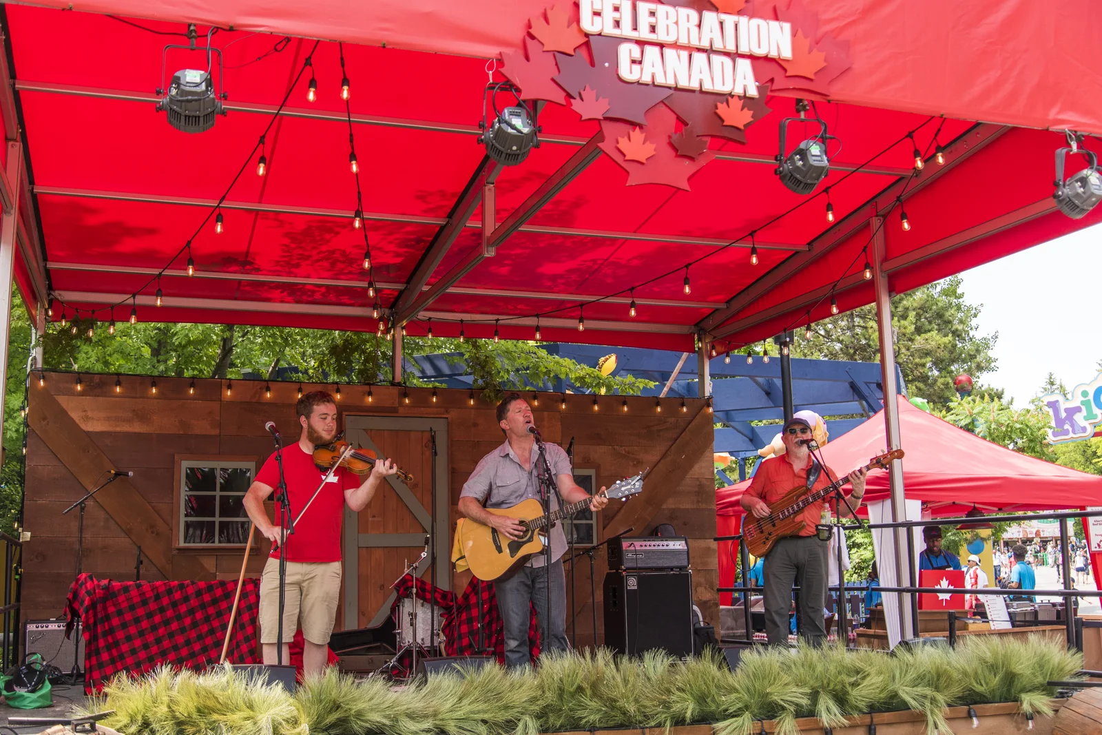 Ferguson Young performing at Celebration Canada